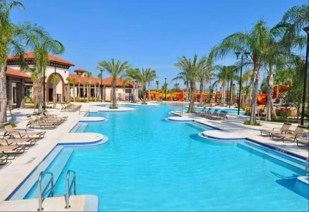 Family Retreat - Double Rms Or King Rms Shared Bath - Luxury Club-Pool Spa-Near Disney Parks With Wifi Давенпорт Екстер'єр фото